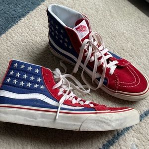 Vans American Flag hi-tops